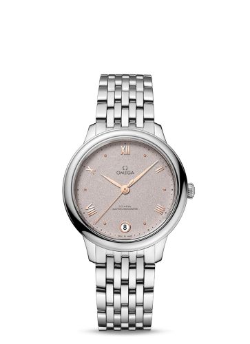 Omega De Ville Master Chronometer 34 Stainless Steel / Rose - Grey / Bracelet